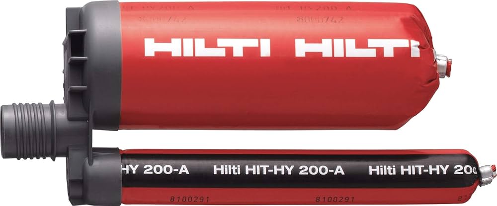 HILTI HIT-HY 200-A   20本セット Hilti Injectable Mortar Epoxy Hybrid adh HY 200-A - 11.1 Oz